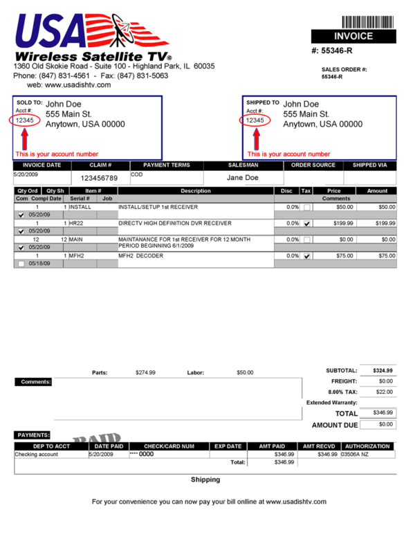 Pay Your Bill